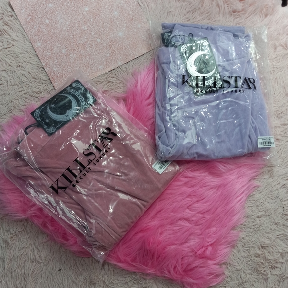 Killstar Moondance super soft velvet pastel goth bellbottoms! fave pants! SOLD - Picture 2 of 8